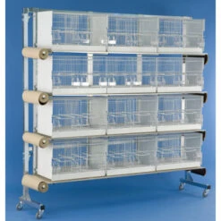 Batterie D'élevage 12 Cages - 60x31x35cm 9 Batterie D'élevage 12 Cages - 60x31x35cm -Bird Supply Shop batterie d elevage 12 cages 60x31x35cm 1 3