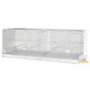 Cage D'élevage Pliable "Sestriere" 120x40x40 Cm -Bird Supply Shop cage d elevage pliable sestriere 120x40x40 cm