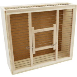Cage De Transport En Bois 35x31x11cm -Bird Supply Shop cage de transport en bois 35x31x11 2