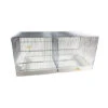 Cage Domus-Molinari 90cm Chromée -Bird Supply Shop cage domus molinari 90cm chromee