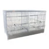 Cage Domus-Molinari 55cm Laquée En Blanc -Bird Supply Shop cage domus molinari laquee blanche 55x27x35cm