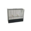 Cage D'exposition Exotiques En PVC (27 Barreaux) 1 Cage D'exposition Exotiques En PVC (27 Barreaux) -Bird Supply Shop cage expo en pvc exotique devanture noire