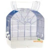 Cage Oiseaux "Gabri" Bleue Avec Fond Blanc - 70x50x79cm -Bird Supply Shop cage oiseaux gabri bleue avec fond blanc 70x50x79cm