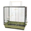 Duvo Cage Pour Oiseaux "Natural Fiona" Vert Olive/zinc - 78x48x81,5cm -Bird Supply Shop cage pour oiseaux natural fiona vert olivezinc 78x48x815cm