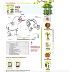 Mangeoire Lona "Voersilo S6" - Vert 7 Mangeoire Lona "Voersilo S6" - Vert -Bird Supply Shop mangeoire lona voersilo s6 vert 1