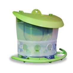 Mangeoire Verte "Space Single" -Bird Supply Shop mangeoire pour voliere 1