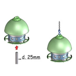 Mangeoire "Space Garden" -Bird Supply Shop mangeoire verte pour jardin 1
