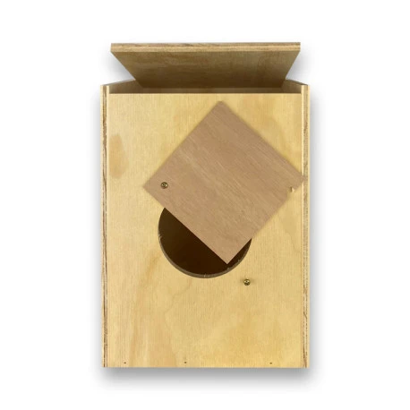 Nichoir Vertical Pour Grandes Perruches 22x22x30 Cm 4 Nichoir Vertical Pour Grandes Perruches 22x22x30 Cm - Image 2
