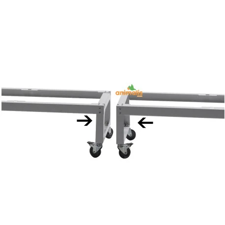Pied Sur Roulettes Pour Les Cages Pliables De 120 Cm - 2gr 4 Pied Sur Roulettes Pour Les Cages Pliables De 120 Cm - 2gr - Image 2